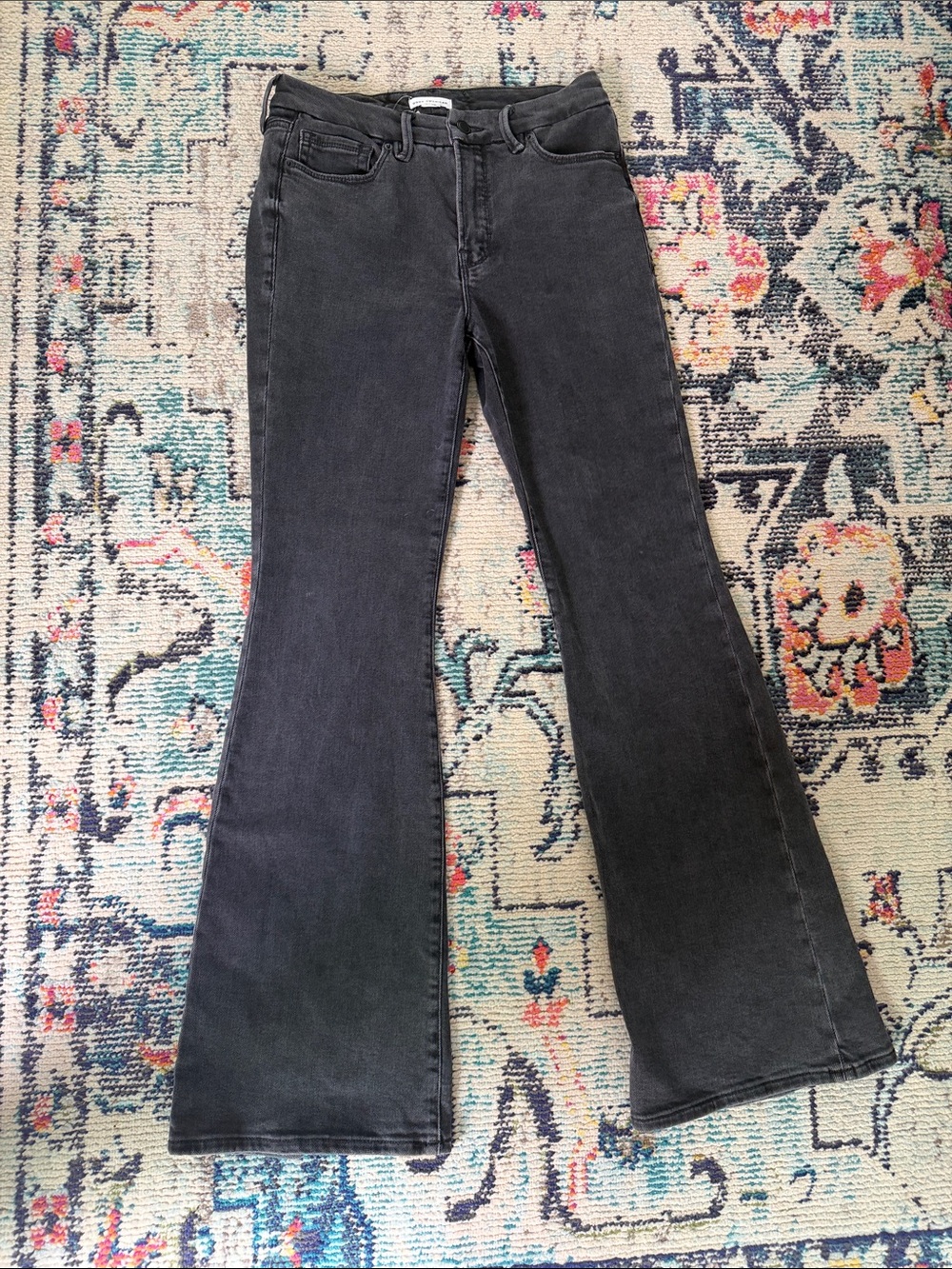 Good American Good Legs Flare Jeans